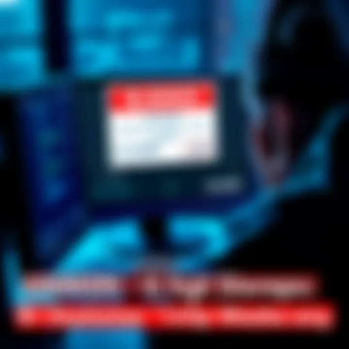 A frustrated person looking at their computer screen, showing a blocked account message on KRAKEN with a visible amount of money stuck in the account.