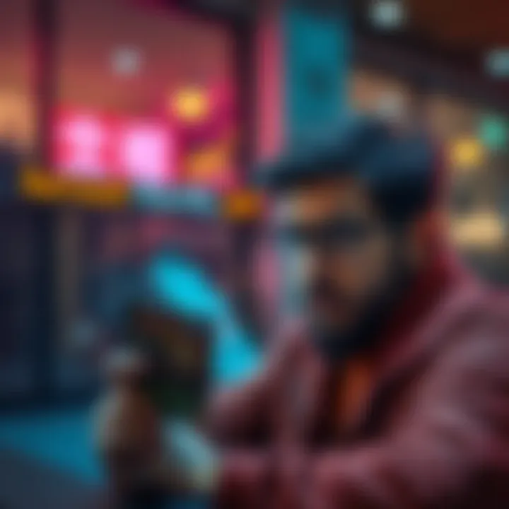 A frustrated Revolut user looking at their credit card statement showing an unexpected charge from a blocked merchant.