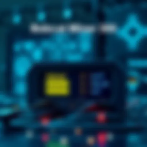 A Bobcat Miner 300 device connected to a network, showing connection indicators with Solana and IoT symbols in the background.