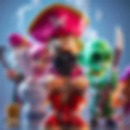 Unique characters from the Bored Toilet Club NFT collection featuring toilet humor and pirate themes