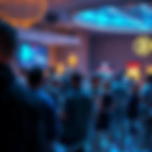 Attendees engaging in discussions at the BTC Conference in Vegas