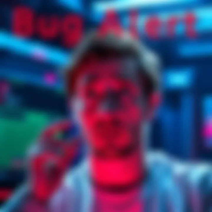 A user struggles with depositing in Pi App Studio, showing a screen error message and confusion on their face.