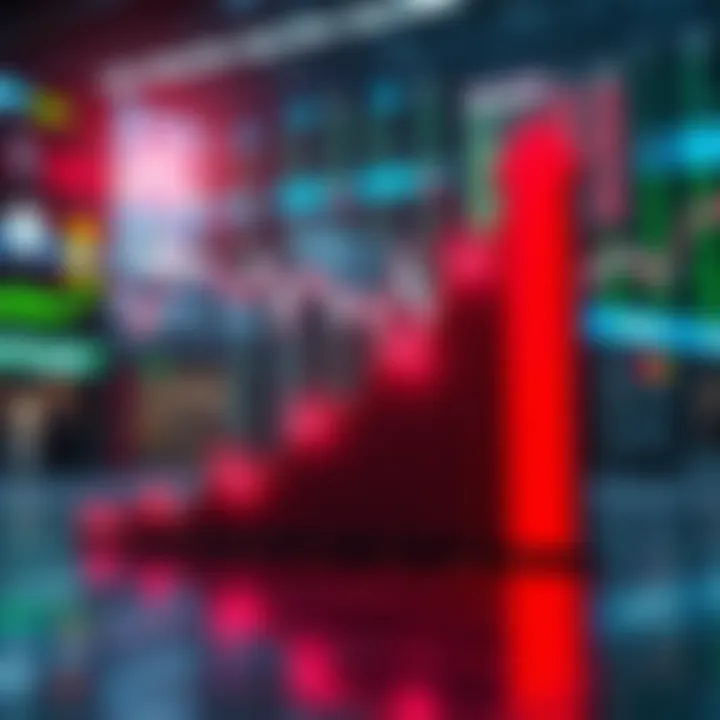 A graph showing an upward trend in stock prices, symbolizing optimism about reaching $5 by 2026.