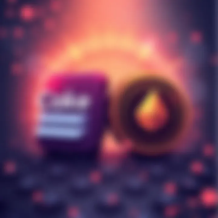 Illustration showing Cake Wallet and Cake by CakeWallet logos side by side with Monero symbols in the background