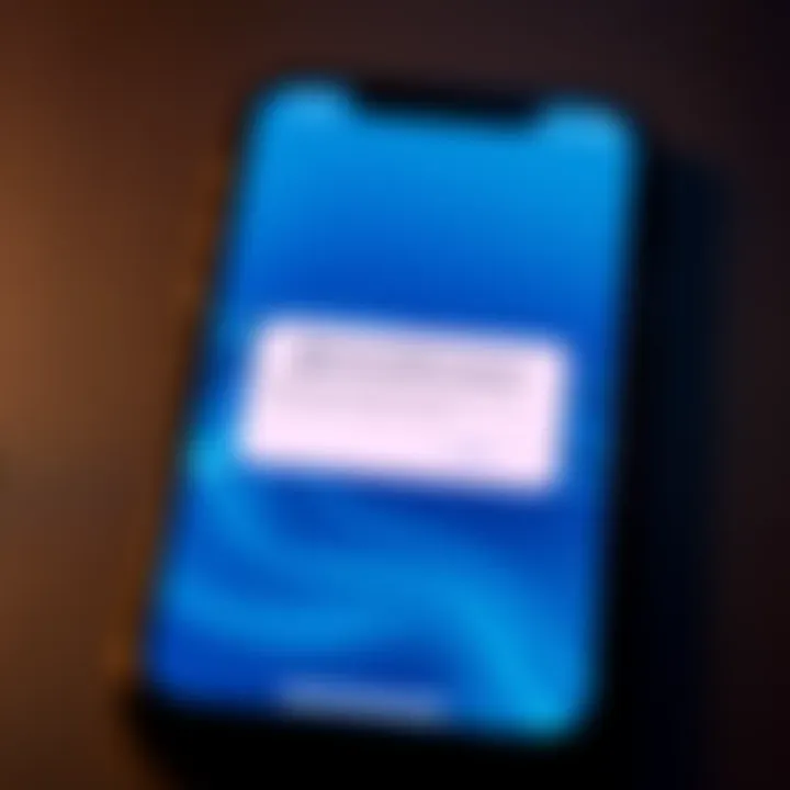 A close-up of a smartphone screen displaying an error message from the Cake Wallet app, indicating issues with access and security concerns.