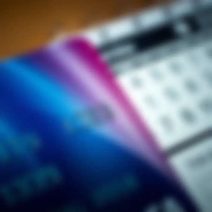 A close-up of a credit card with an expiration date highlighted, next to a calendar showing today's date, symbolizing the card renewal process.