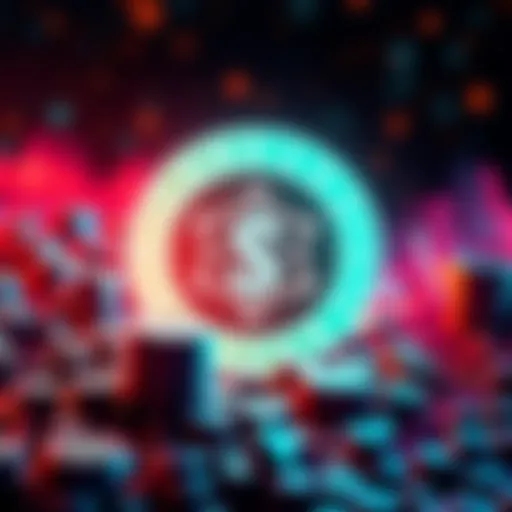 Visual showing Cardano's logo with digital representation of 318 million ADA tokens and a dollar sign, symbolizing the minting process