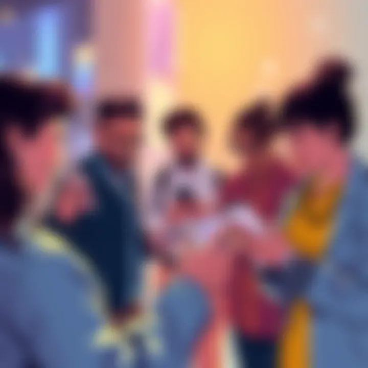 Illustration showing diverse people using digital IDs on smartphones with Cardano branding, symbolizing privacy and security in identity management.
