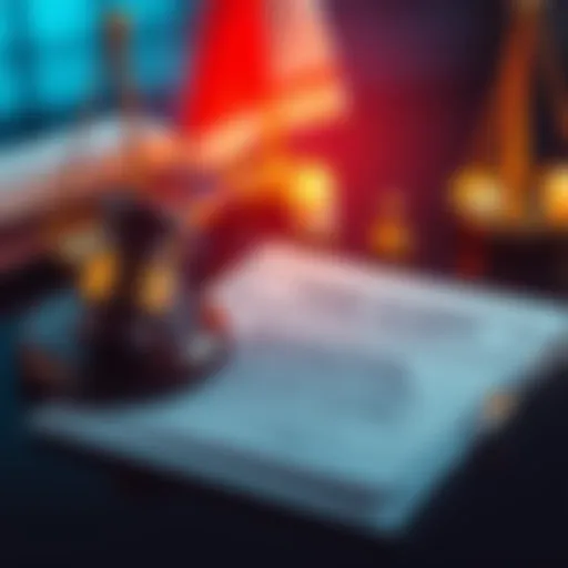 A gavel and legal documents signifying the conclusion of a major investigation