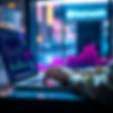 A person using a laptop to exchange Zcash for USDT on a digital platform.