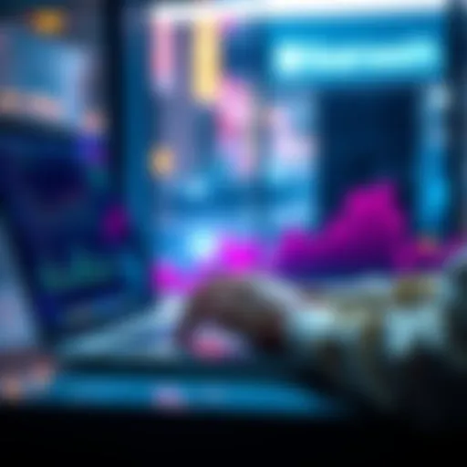 A person using a laptop to exchange Zcash for USDT on a digital platform.