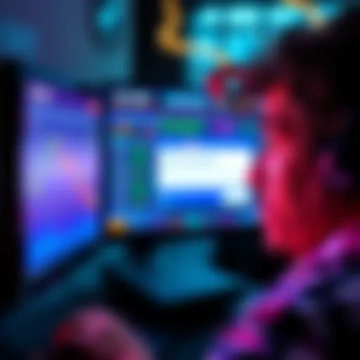 Person looking worried while checking account details on a computer screen, showing a frozen withdrawal message