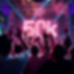 People cheering and celebrating the achievement of 50k kaspa price as sellers contribute to favorable buying conditions