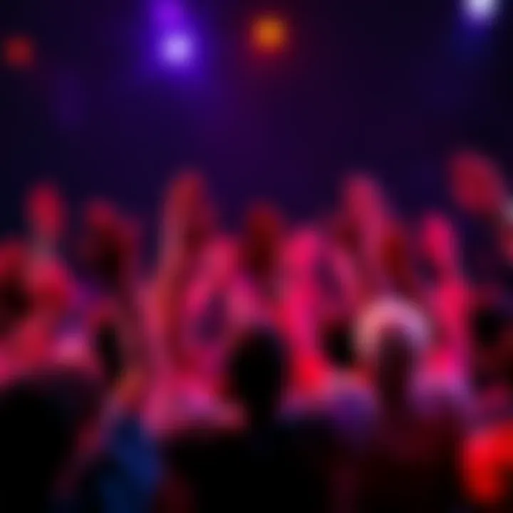 Group of excited people with hands raised in the air, showing enthusiasm and joy for an upcoming event.