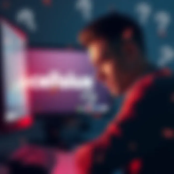 A frustrated person looking at a computer screen with Celsius logo and question marks, representing confusion over distribution updates.