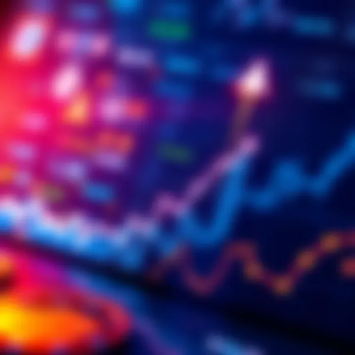 A financial chart displaying the upward trend of Chainlink's value and importance in the crypto market.