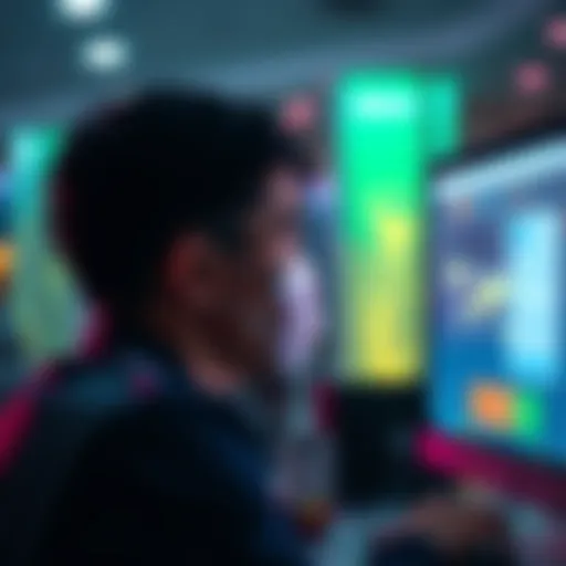 A person looking at a computer screen, viewing the Liquid Exchange claims platform and checking for funds.