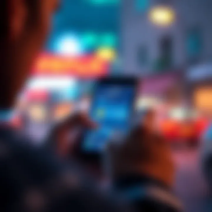 A person checking their Monerujo wallet balance on a smartphone without connecting to a Ledger device.