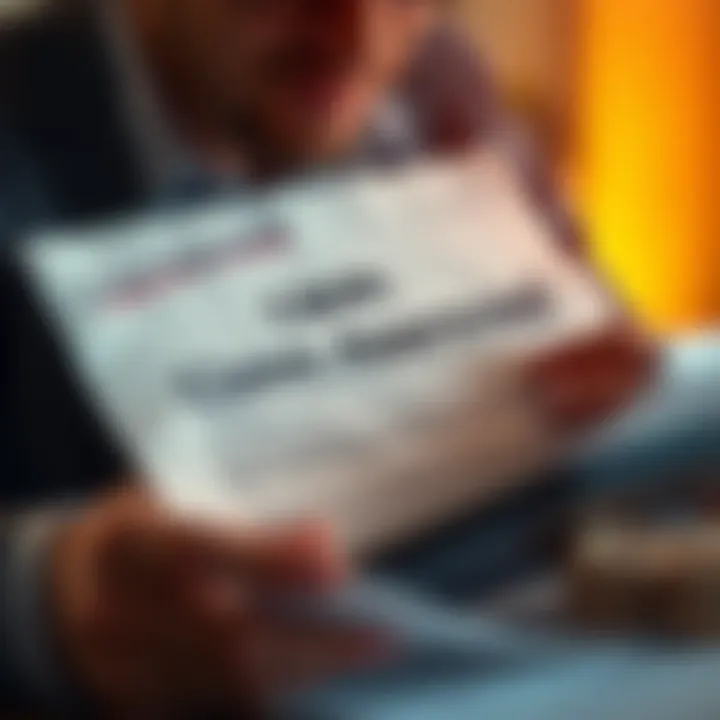 A close-up of a document with the words 'Claim Approved' highlighted, alongside a confused person looking at a calculator and papers, indicating a payout discrepancy.