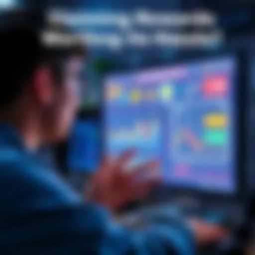 A person looking at a computer screen displaying Morpho rewards and financial data, contemplating yield farming strategies.