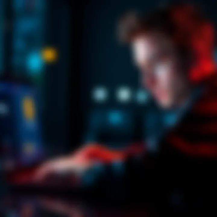 A person looking concerned while checking their email on a laptop, with a Coinbase logo visible on the screen.