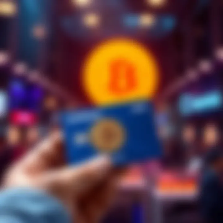 A person holding a Coinbase One Card with a Bitcoin logo, comparing it to a Gemini Bitcoin Card in the background.