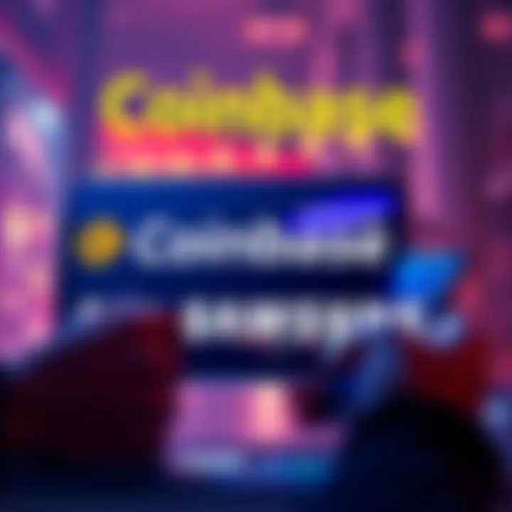 Visual representation of Coinbase and Samsung logos with Galaxy devices showcasing crypto trading features in Samsung Wallet