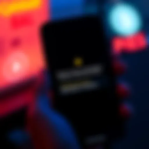 A smartphone displaying a text message alert about a Coinbase scam warning users to be cautious.