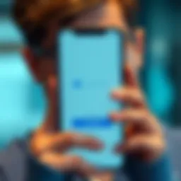 A person frustrated with a mobile app showing a disabled 'Continue' button while trying to order a Coinbase Visa debit card.