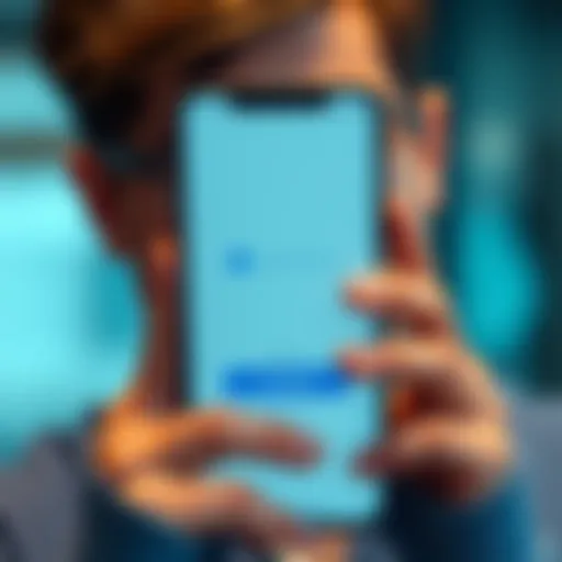 A person frustrated with a mobile app showing a disabled 'Continue' button while trying to order a Coinbase Visa debit card.
