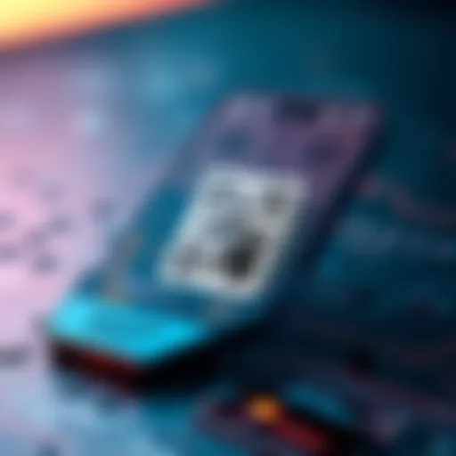 A Coldcard Q hardware wallet displaying a QR code, symbolizing security concerns over private key extraction.