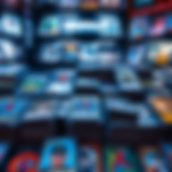 A variety of collectible cards arranged neatly, showcasing different types and conditions, highlighting current market trends.