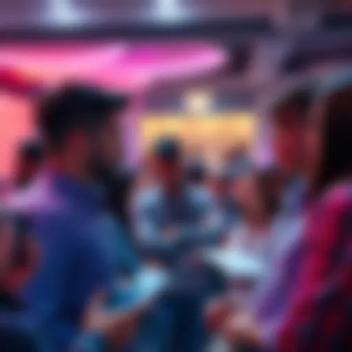 People engaged in a discussion during the Community AMA, sharing insights and asking questions.