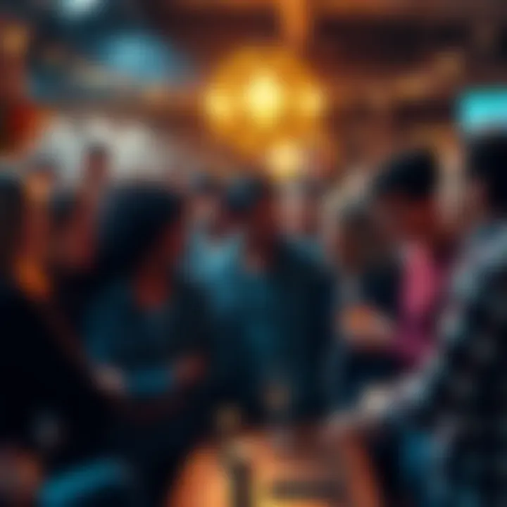 A group of people sharing memories and emotions about Loopring in a warm gathering.
