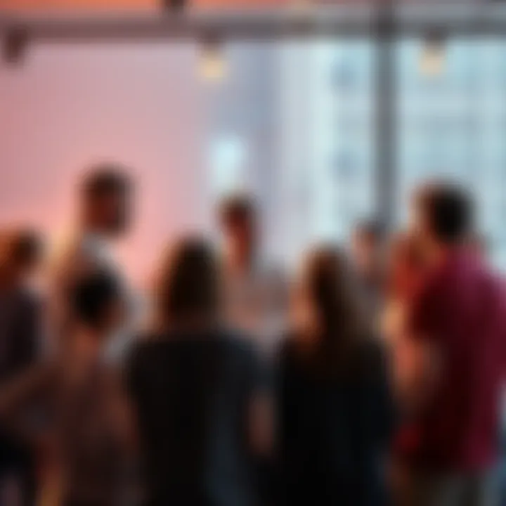 A diverse group of people gathered in a circle, sharing ideas and experiences enthusiastically.