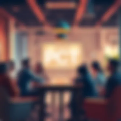 A group of people discussing ideas in a casual setting, sharing thoughts on trust in a crypto project.