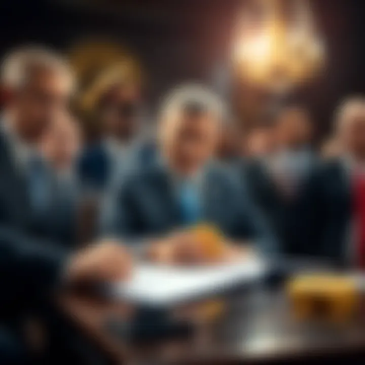Connecticut Governor Ned Lamont signs legislation banning state investments in Bitcoin and virtual currencies, with lawmakers looking on.