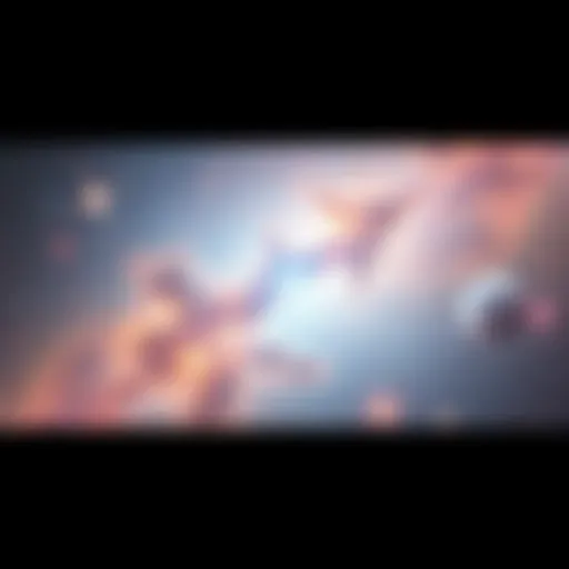 A view of the cosmos filled with stars and galaxies, showcasing the universe's vastness and beauty.