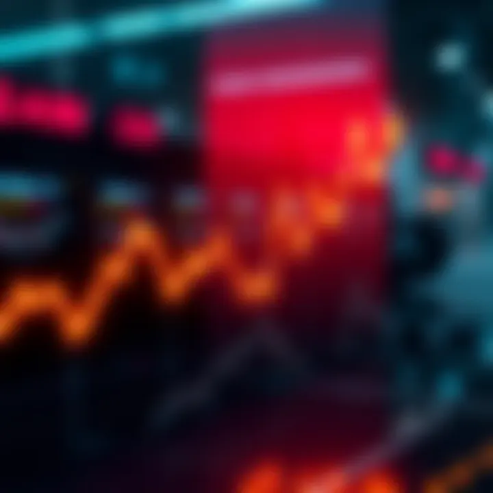 A graphic showing a downward trend line representing CRO's struggle in the market.