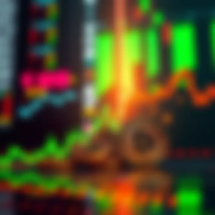 A chart showing the decline in CRO prices, indicating a downturn in the crypto market.