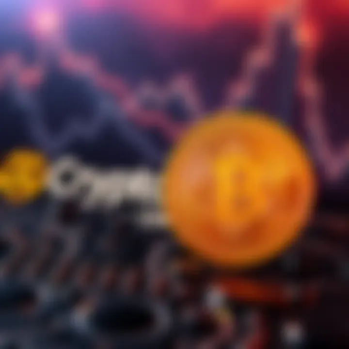 Crypto.com logo alongside a Bitcoin symbol representing a partnership with Donald Trump