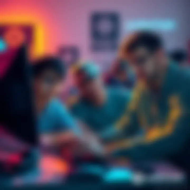 A group of people looking frustrated while trying to bridge funds to Pulsechain on a computer.