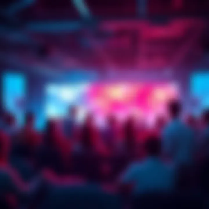 Group of people discussing cryptocurrency trends and risks in a forum setting