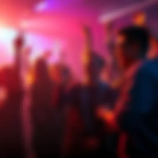 A group of crypto enthusiasts celebrating and discussing a potential price surge in cryptocurrencies, showing excitement and optimism