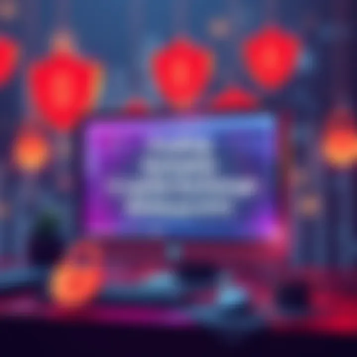 A graphic showing a computer screen displaying a cryptocurrency exchange platform without KYC requirements, surrounded by symbols of privacy like locks and shields.