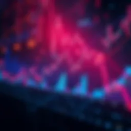 A graphic showing a sharp decline in cryptocurrency values, with falling charts and worried investors.