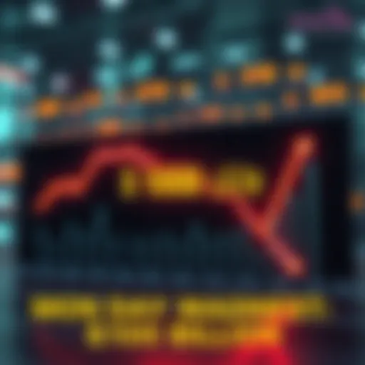 A graphic showing a downward trend in cryptocurrency values with a $100 billion loss highlighted.