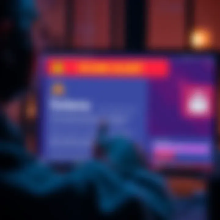 Person looking at a suspicious email claiming to be from Solana, with warning signs highlighted on the screen