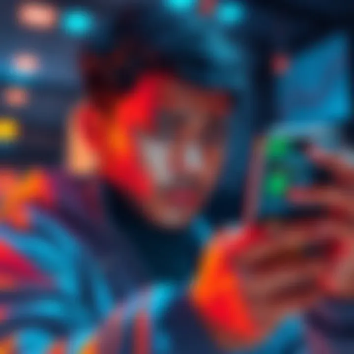 A person looks worried while checking their cryptocurrency wallet on a smartphone, showing a loss of funds due to a scam.