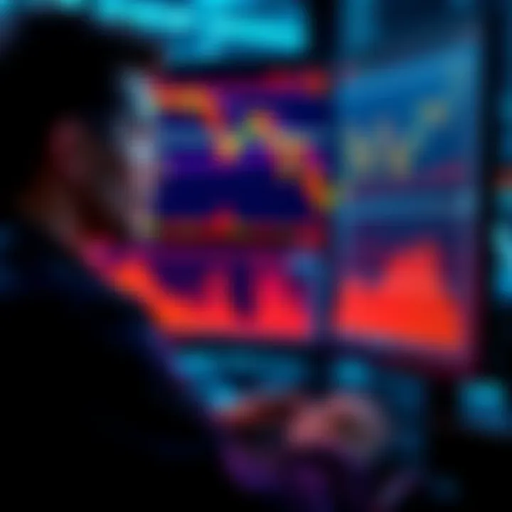 A person looking at a computer screen displaying cryptocurrency charts, reflecting on past investment choices.